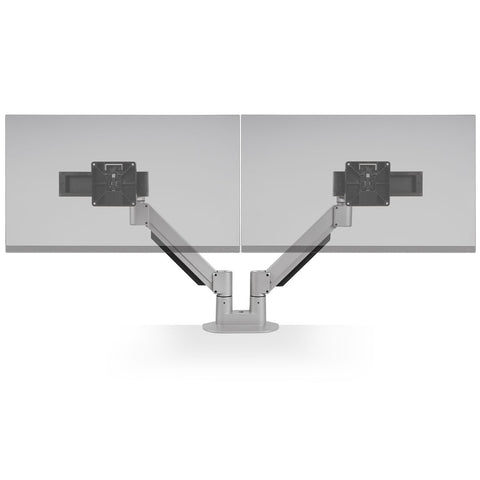 Image of Hat Collective 7000-2-Dual Monitor Arm - Heavy-Duty, Fully Adjustable Mount for 2 Screens | Made in USA