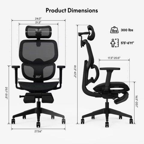 Image of Flexispot Premium Ergonomic Office Chair (C7)