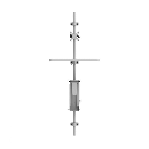 Image of Versadesk Adjustable Wall Mount Computer Station