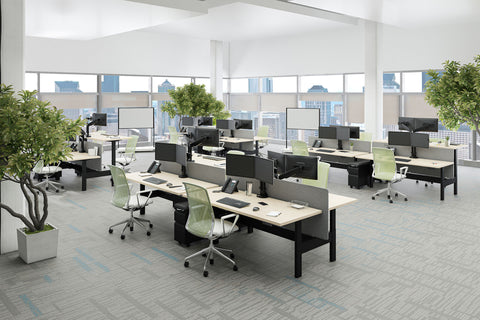 Image of Benching with Worksurface