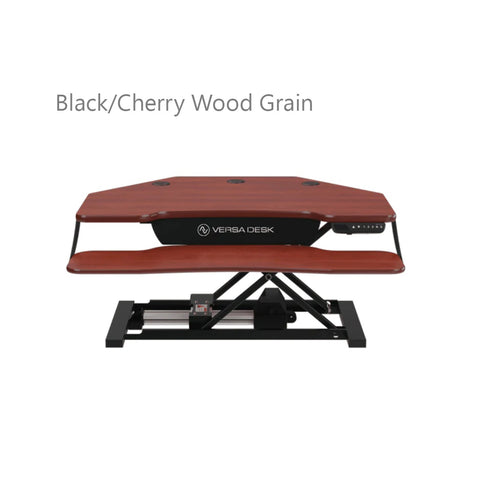 Image of VersaDesk PowerPro® Elite Corner Standing Desk Converter Programmable w/ USB Port and Mobile APP