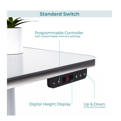 Image of Versadesk PowerLift Corner Standing Desk - Heavy-Duty, Ergonomic Design for Executive Workspaces
