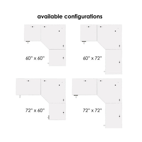 Image of Versadesk PowerLift Corner Standing Desk - Heavy-Duty, Ergonomic Design for Executive Workspaces