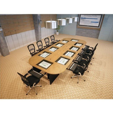 Image of Versadesk Downview Rectangular Conference Table