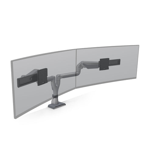 Image of Hat Collective E5 Dual Dynamic Wide Monitor Arm – Heavy-Duty Dual Display Mount | Free Shipping USA