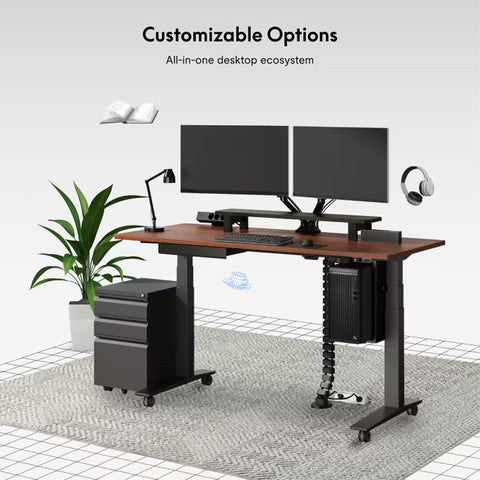 Image of Flexispot Premium Standing Desk (E7 Pro - Bamboo)