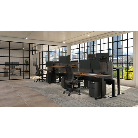 Image of Hat Collective Hi Hat Electric Height Adjustable 3 Stage Large Frame Worksurface