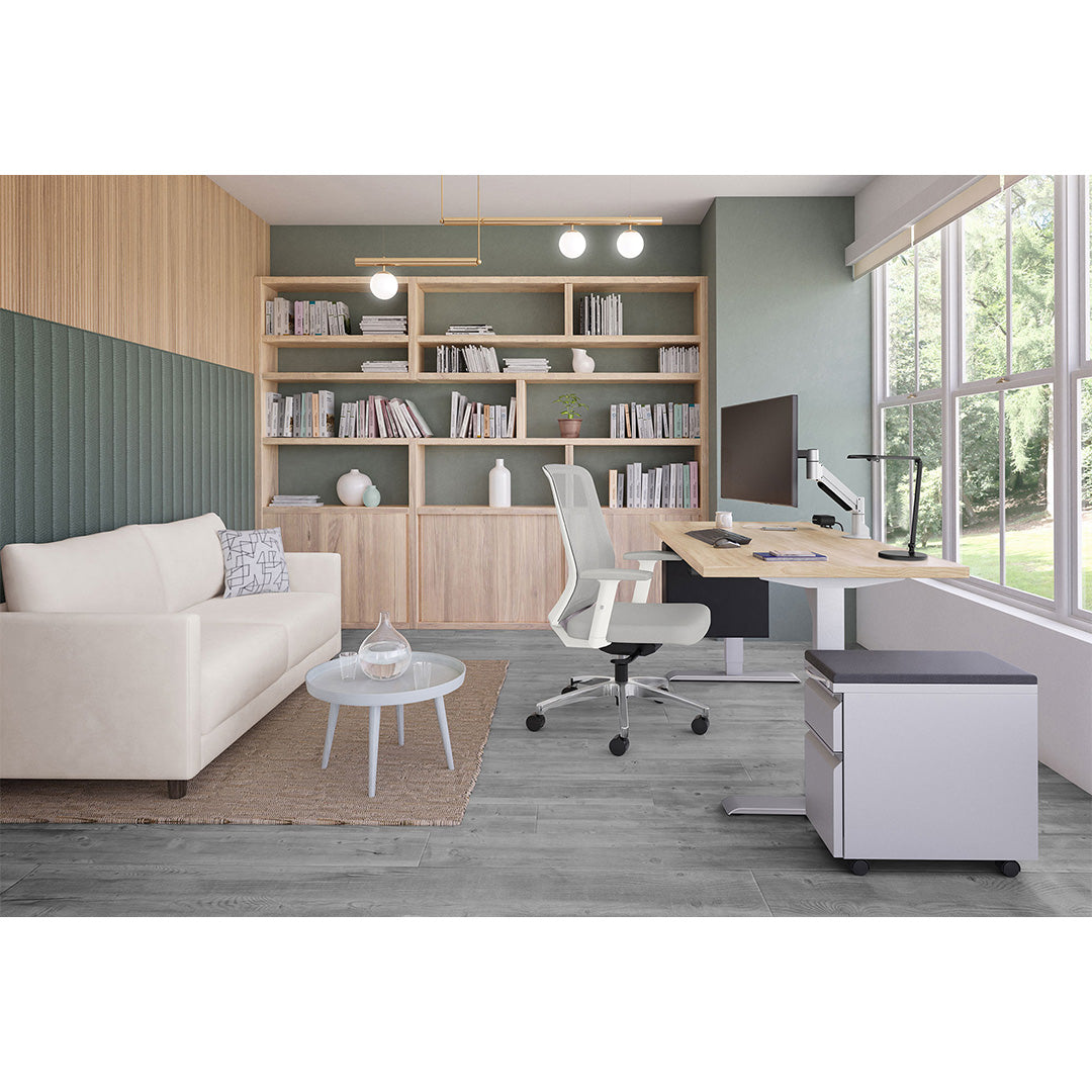 Hat Collective Mid Hat Electric Height Adjustable 2 Stage Large Frame Worksurface