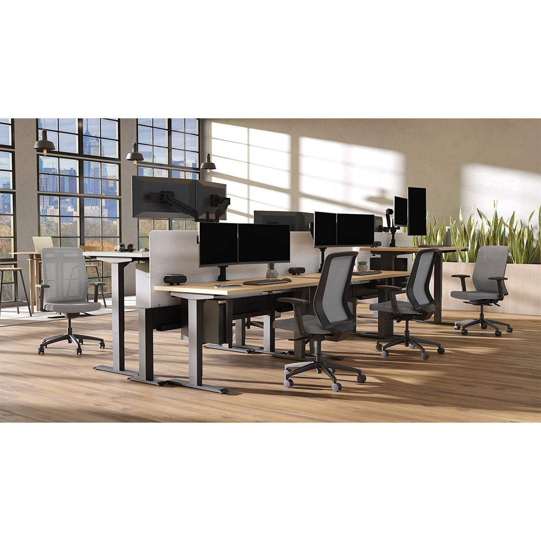 Hat Collective Mid Hat Electric Height Adjustable 2 Stage Large Frame Worksurface