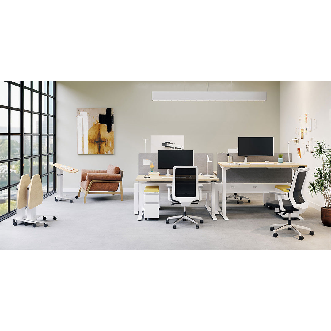 Hat Collective Mid Hat Electric Height Adjustable 2 Stage Large Frame Worksurface