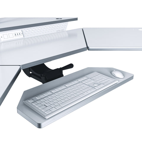 Image of Versadesk PowerLift  Corner Keyboard Tray