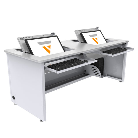 Image of Versadesk Revolution Computer Desk - Enclosed