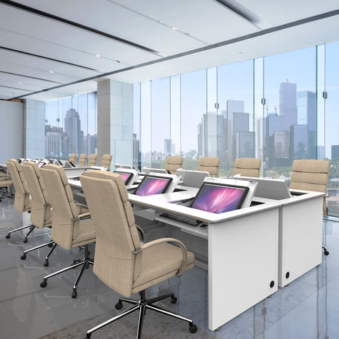 Image of Versadesk Revolution Computer Desk - Enclosed