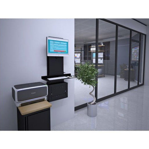 Image of Versadesk Ultra Flat Wall Mount Computer Station