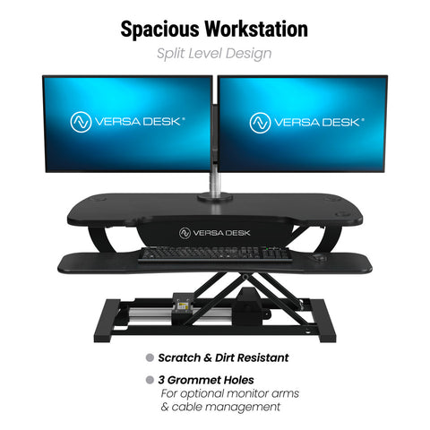 Image of VersaDesk PowerPro®- Standing Desk Converter with USB Charging Port