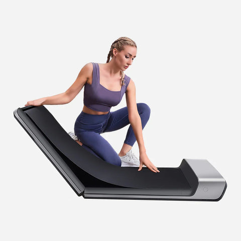 Image of WalkingPad P1 Classic Folding Under Desk Treadmill | The Original Walking Pad, Silver & Pink | Free USA Shipping