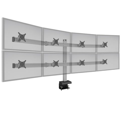 Image of Hat Collective Bild 4 Over 4 Monitor Mount - Premium 8-Screen Ergonomic Powerhouse (Made in USA)