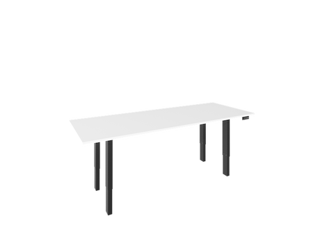 Image of HAT Collective Electric Height-Adjustable Conference Table Base — Quad Motor Boardroom Table