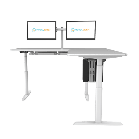 Image of Versadesk L-Shape Standing Desk – Ergonomic Corner Workstation | Free Shipping USA