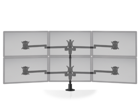 Image of Hat Collective STX-33W-Staxx 3 Over 3 Monitor Mount Wide