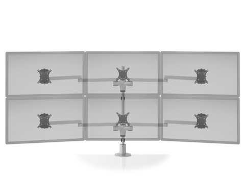 Image of Hat Collective STX-33W-Staxx 3 Over 3 Monitor Mount Wide