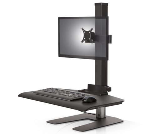 Image of Hat Collective Winston Workstation Single with Compact Work Surface