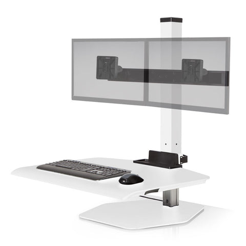 Image of Hat Collective Winston Workstation Dual Freestanding Sit-Stand