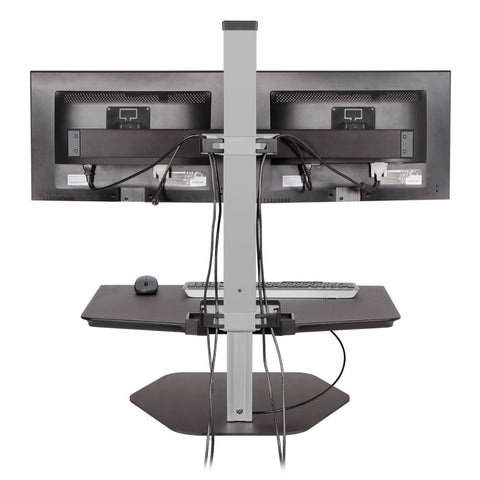 Image of Hat Collective Winston Workstation Dual Freestanding Sit-Stand