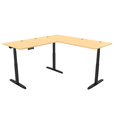 Image of Versadesk L-Shape Standing Desk – Ergonomic Corner Workstation | Free Shipping USA
