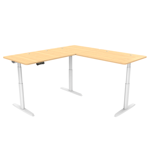 Image of Versadesk L-Shape Standing Desk – Ergonomic Corner Workstation | Free Shipping USA