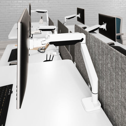 Image of Hat Collective Envoy – Articulating Monitor Arm – Sleek, Ergonomic Design – Made in USA