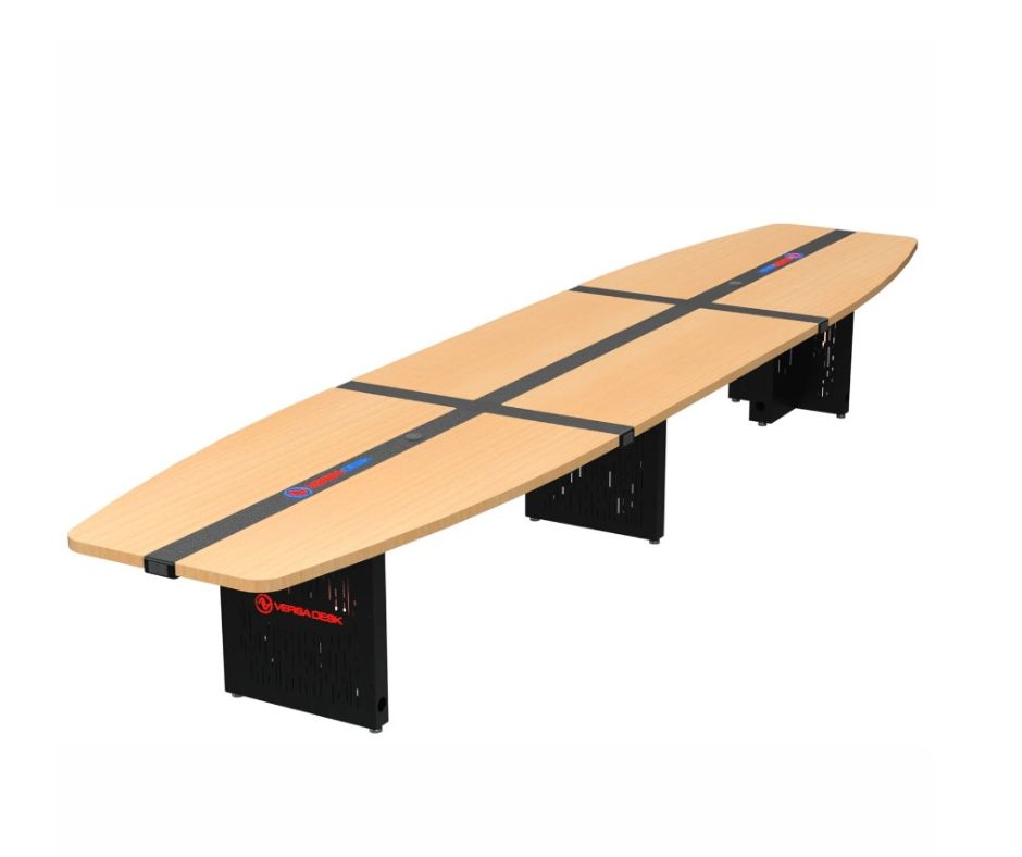 Modulus™ Conference Table | Modular Boardroom Table with Built-In Power | 8–20 ft | VersaDesk®