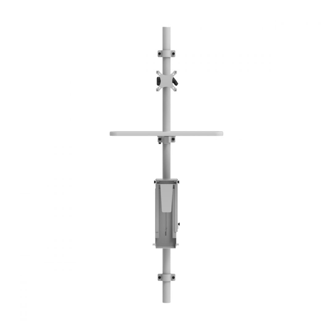 Versadesk Adjustable Wall Mount Computer Station