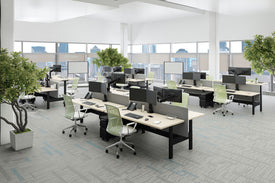 Benching with Worksurface