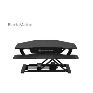 VersaDesk PowerPro® Corner Electric Standing Desk Converter with USB Charging