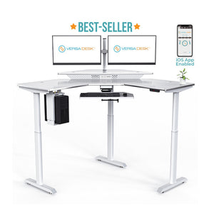 Versadesk PowerLift®️ Corner Standing Desk