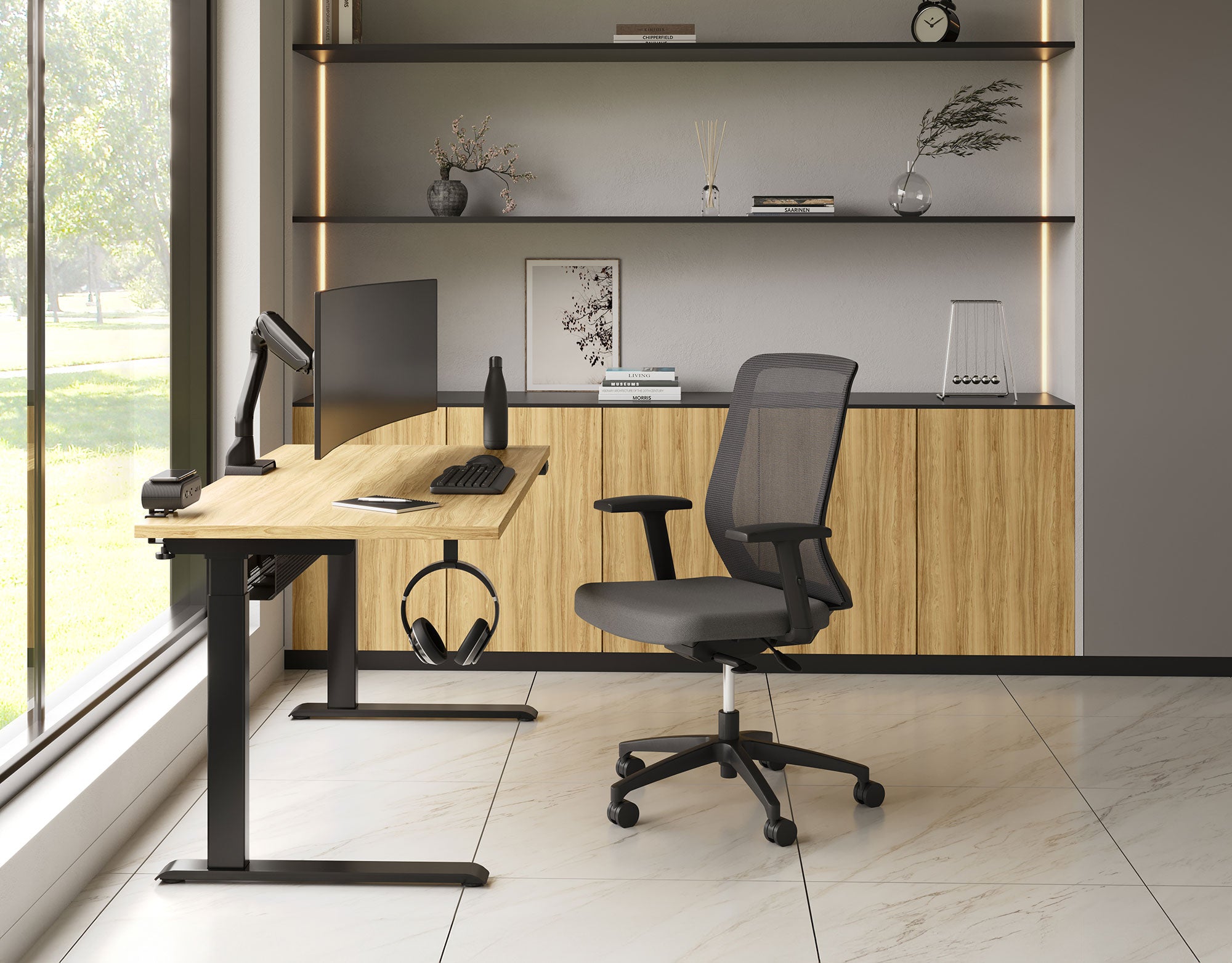 Hat Collective E5 Single Dynamic Monitor Arm