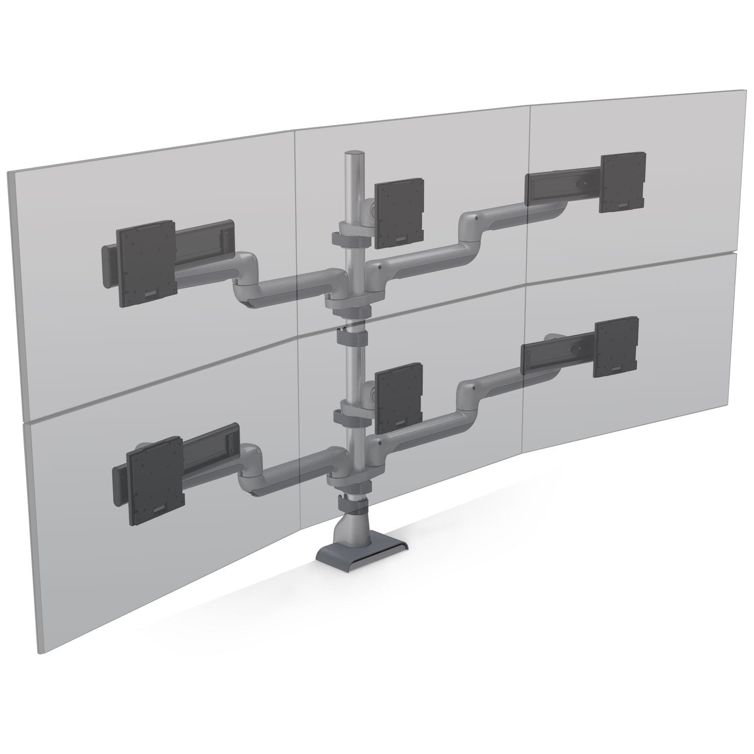 Hat Collective E5 Three Over Three Static Pole Monitor Arm