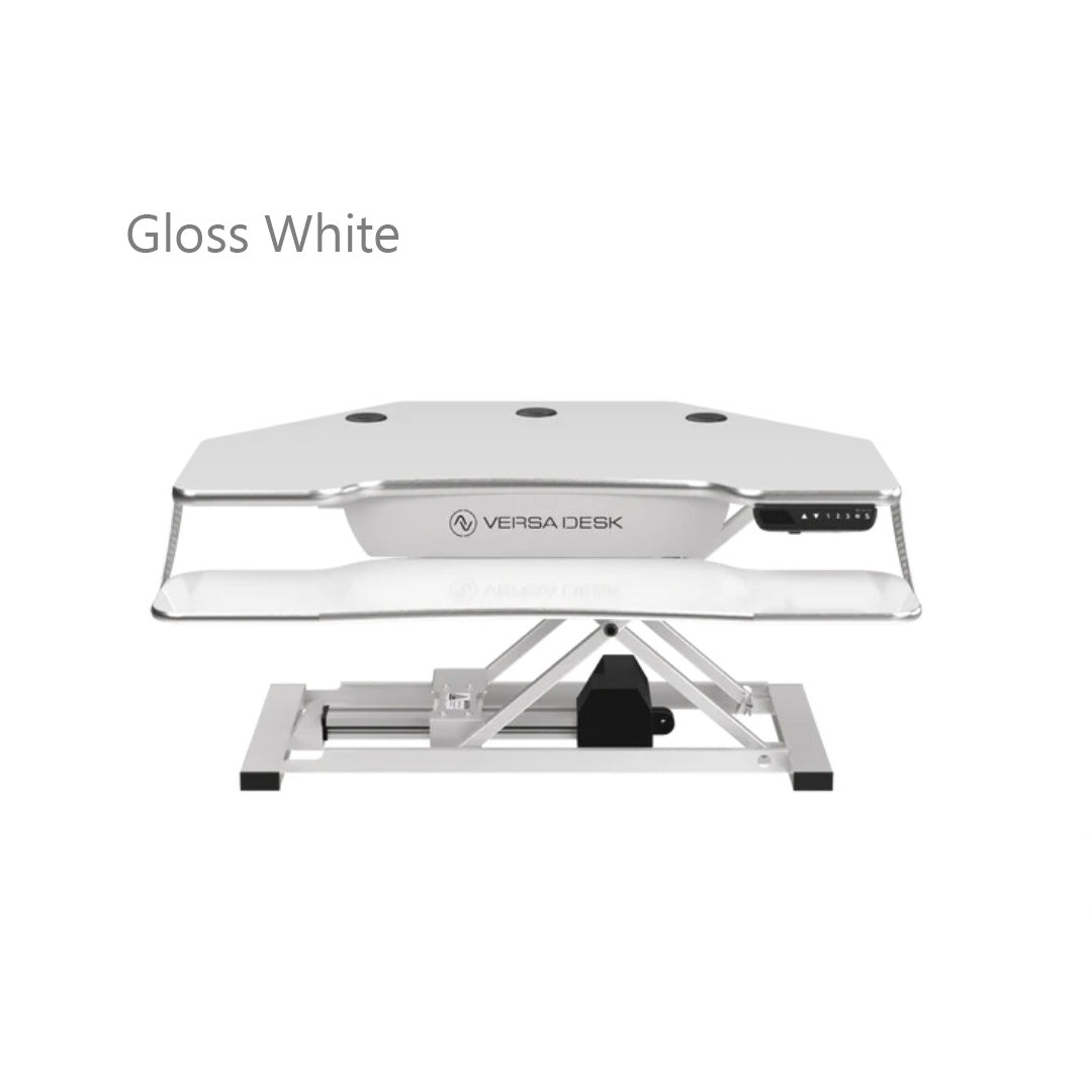 VersaDesk PowerPro® Elite Corner Standing Desk Converter Programmable w/ USB Port and Mobile APP