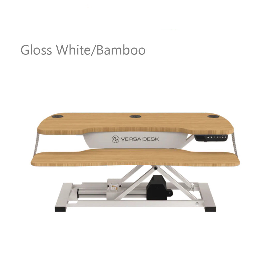 VersaDesk PowerPro® Elite Standing Desk Converter Programmable with USB Port and Mobile APP