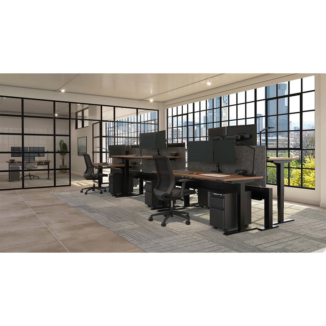 Hat Collective Hi Hat Electric Height Adjustable 3 Stage Large Frame Worksurface