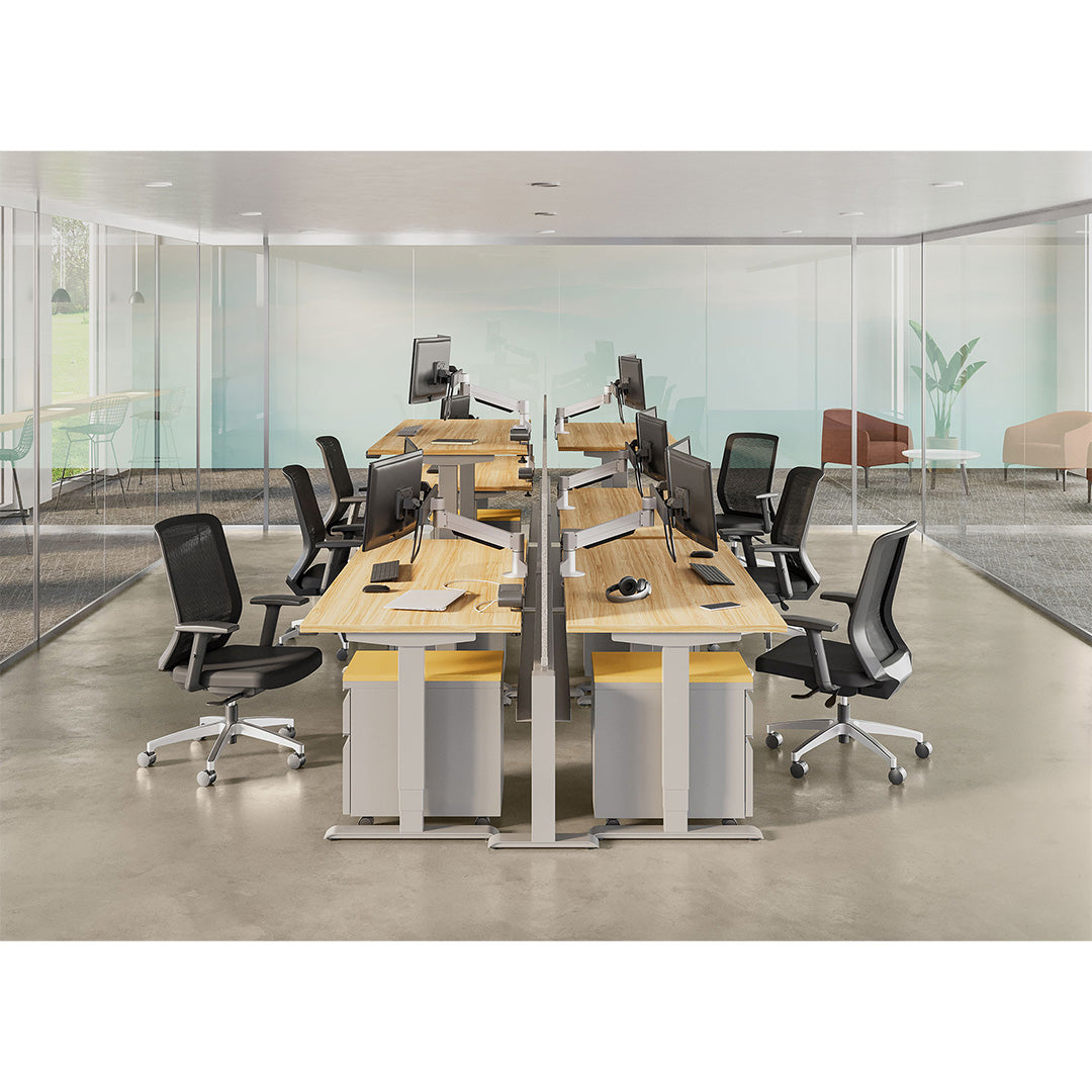 Hat Collective Hi Hat Electric Height Adjustable 3 Stage Large Frame Worksurface