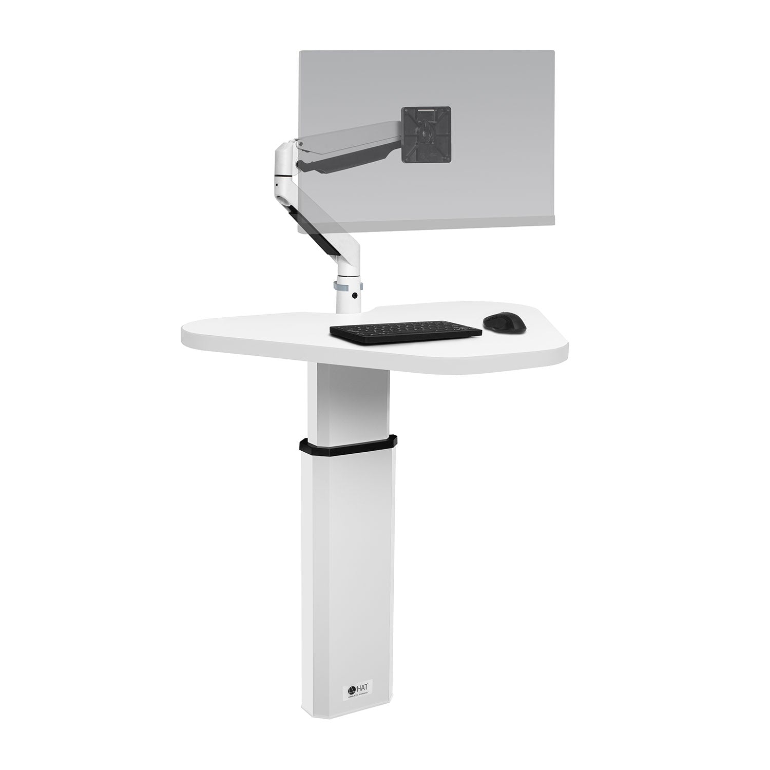 Hat Collective Minut Table – Compact Height-Adjustable Table for Modern Offices