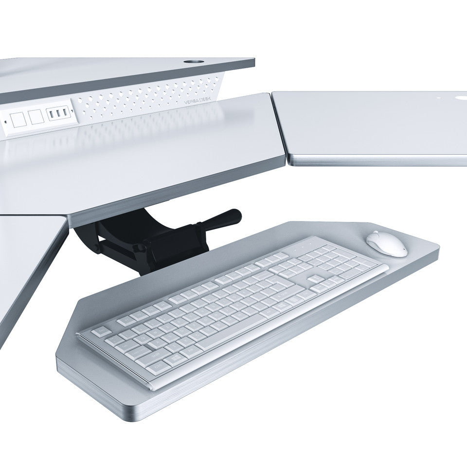 Versadesk PowerLift  Corner Keyboard Tray
