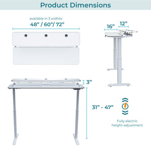 Versadesk Powerlift Split Level Electric Standing Desk