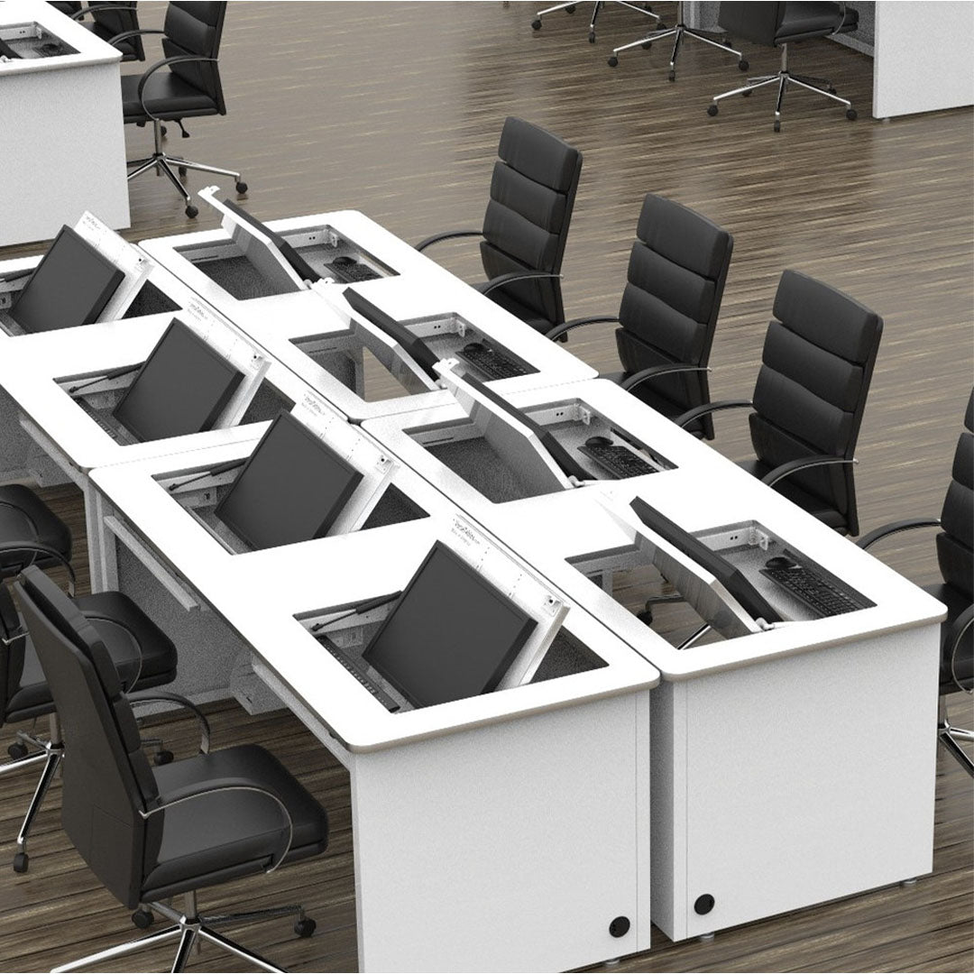 Versadesk Revolution Computer Desk - Enclosed