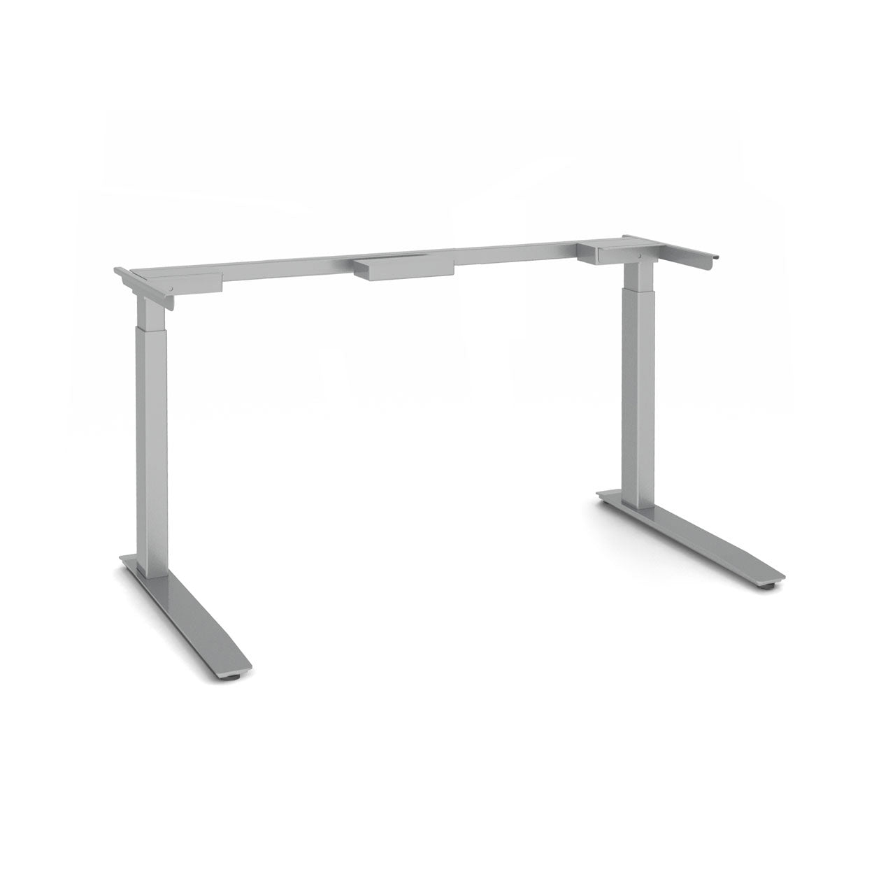 HAT Collective S-Collection SE 2-Stage standing desk frame, silver, frame only