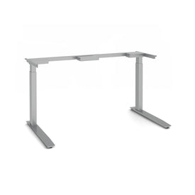 HAT Collective S-Collection SE 2-Stage standing desk frame, silver, frame only