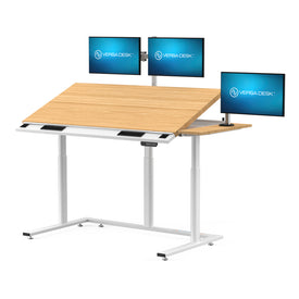VersaDesk PowerLift Electric Triad Drafting Table