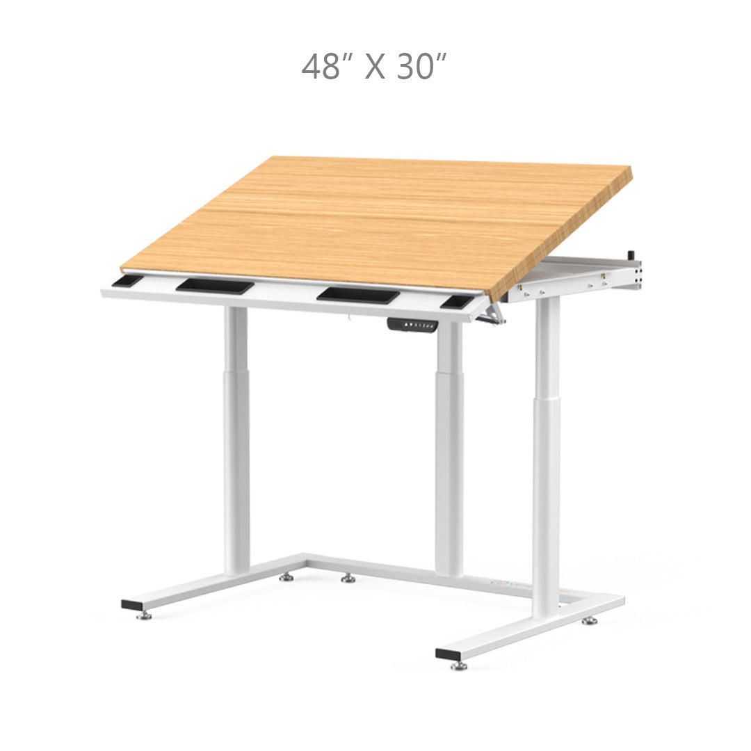 VersaDesk PowerLift Electric Triad Drafting Table